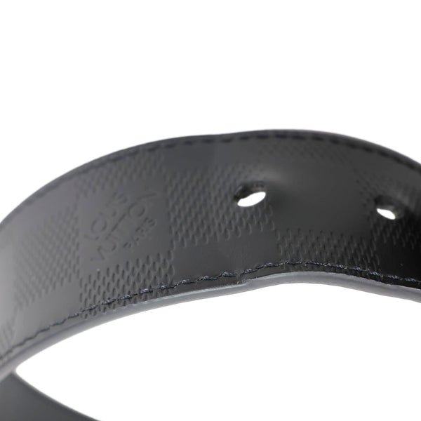 LOUIS VUITTON Damier Infini Belt Black Size 110/44
