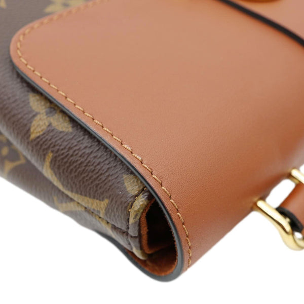LOUIS VUITTON Locky BB Monogram Canvas Shoulder Bag Brown