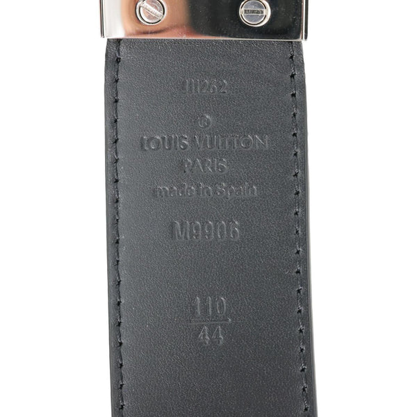LOUIS VUITTON Damier Infini Belt Black Size 110/44