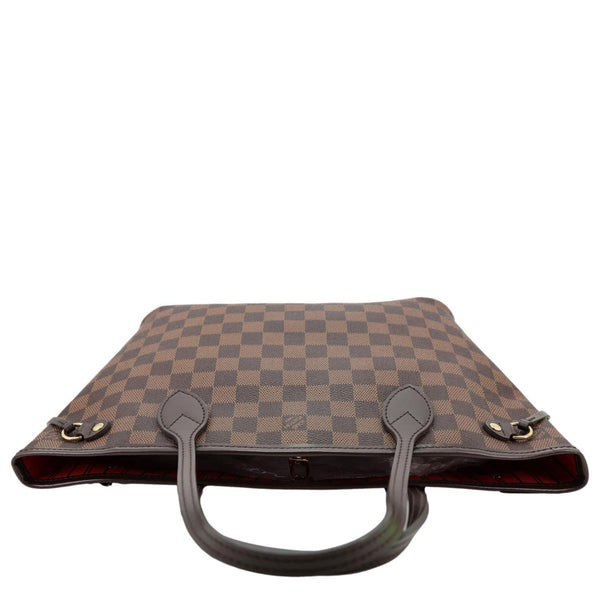 LOUIS VUITTON Neverfull PM Damier Ebene Tote Bag Brown