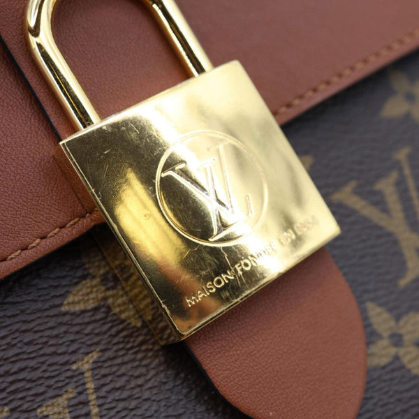 LOUIS VUITTON Locky BB Monogram Canvas Shoulder Bag Brown