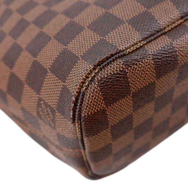 LOUIS VUITTON Neverfull PM Damier Ebene Tote Bag Brown
