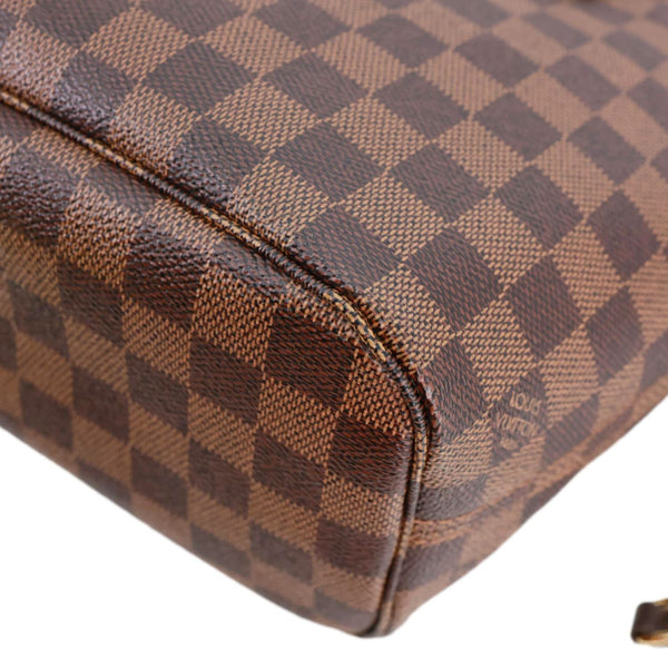 LOUIS VUITTON Neverfull PM Damier Ebene Tote Bag Brown