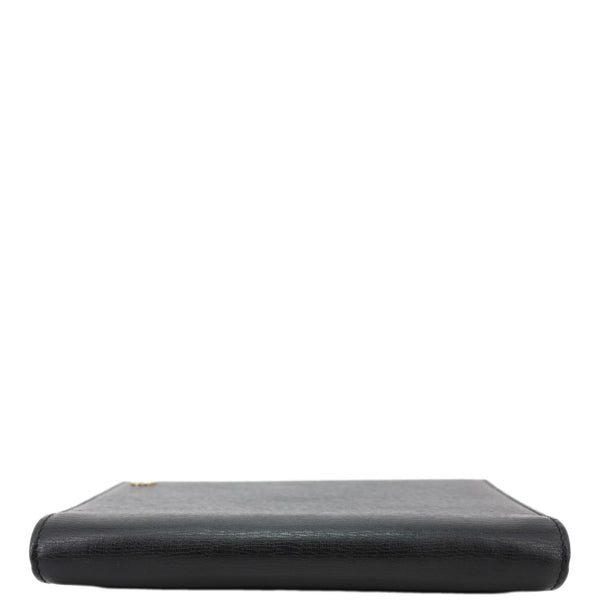 GUCCI Calfskin Leather Wallet On Chain Black 354697