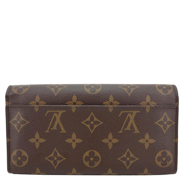 LOUIS VUITTON Sarah Monogram Canvas Wallet Brown