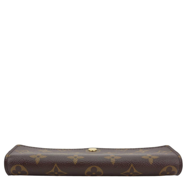 LOUIS VUITTON Sarah Monogram Canvas Wallet Brown