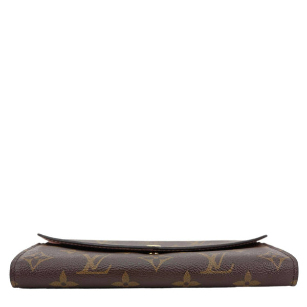 LOUIS VUITTON Sarah Monogram Canvas Wallet Brown