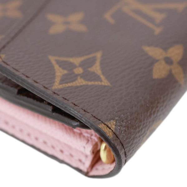 LOUIS VUITTON Sarah Monogram Canvas Wallet Brown