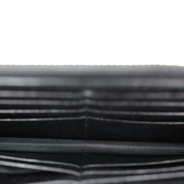 GUCCI Calfskin Leather Wallet On Chain Black 354697