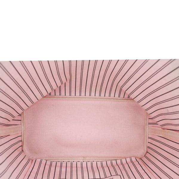 LOUIS VUITTON Neverfull MM Jungle Dots Monogram Canvas Tote Bag Brown