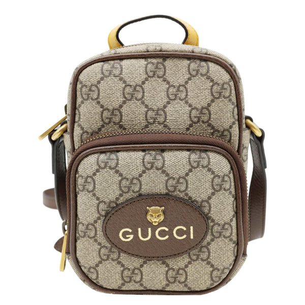Gucci Neo Vintage Mini GG Supreme Canvas Crossbody Bag Beige 658556
