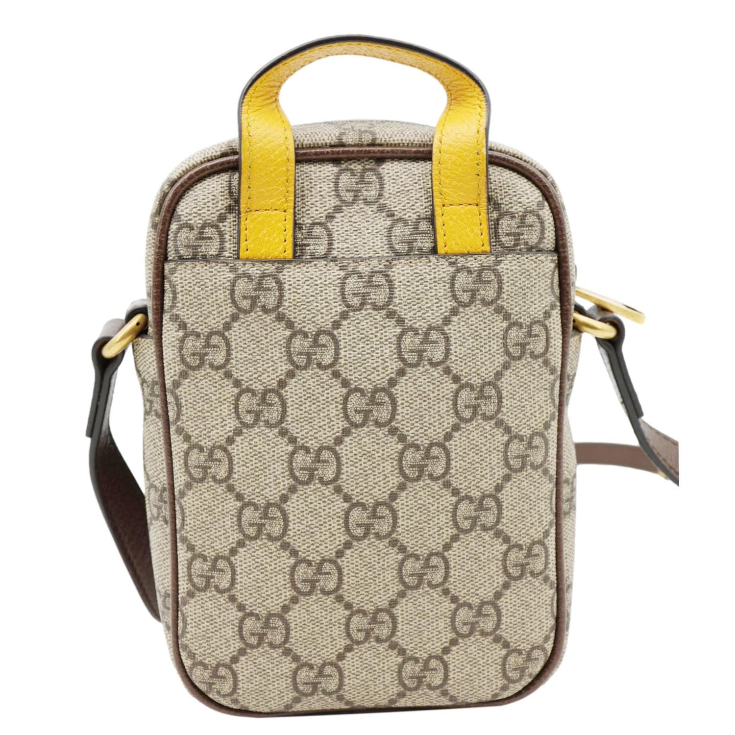 Gucci Neo Vintage Mini GG Supreme Canvas Crossbody Bag Beige