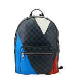 LOUIS VUITTON Josh America's Cup Regatta Damier Cobalt Canvas Backpack Blue