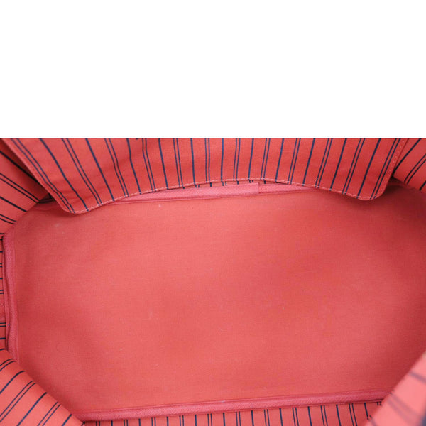 LOUIS VUITTON Neverfull GM Damier Ebene Tote Bag Brown