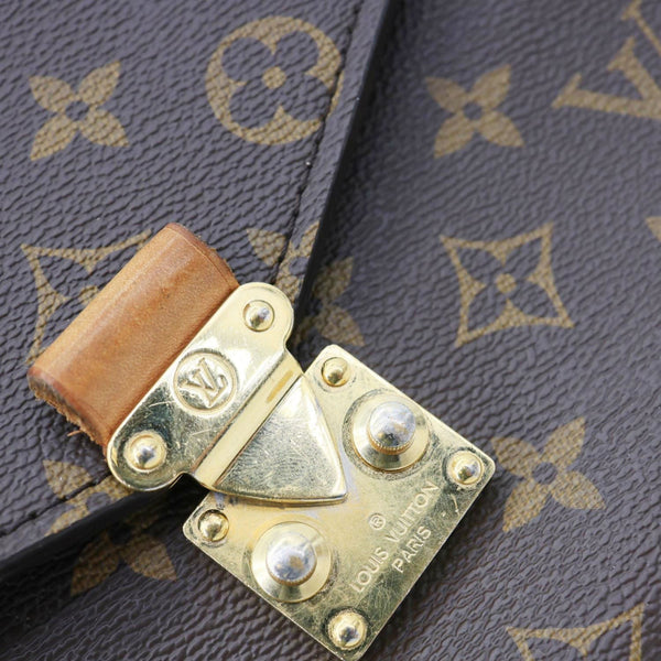 LOUIS VUITTON Metis Pochette Monogram Canvas Crossbody Bag Brown