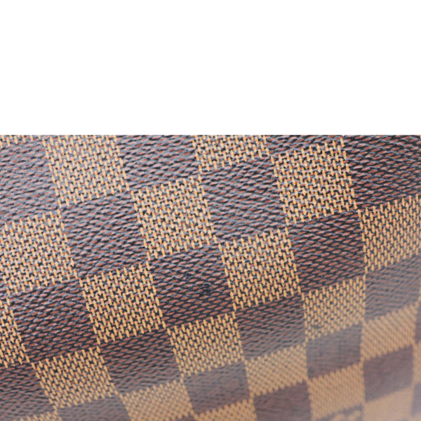 LOUIS VUITTON Neverfull GM Damier Ebene Tote Bag Brown