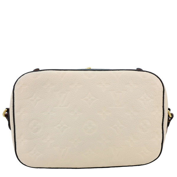 LOUIS VUITTON Saintonge Monogram Empreinte Leather Crossbody Bag Cream