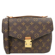 LOUIS VUITTON Metis Pochette Monogram Canvas Crossbody Bag Brown