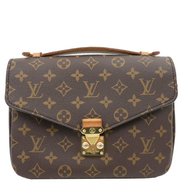 LOUIS VUITTON Metis Pochette Monogram Canvas Crossbody Bag Brown