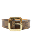 LOUIS VUITTON Tresor Damier Ebene Belt Brown 90/36