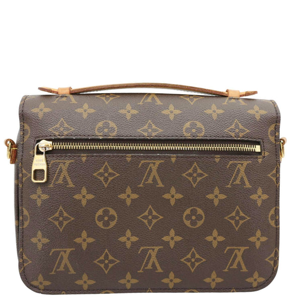 LOUIS VUITTON Metis Pochette Monogram Canvas Crossbody Bag Brown