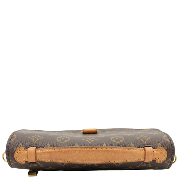 LOUIS VUITTON Metis Pochette Monogram Canvas Crossbody Bag Brown