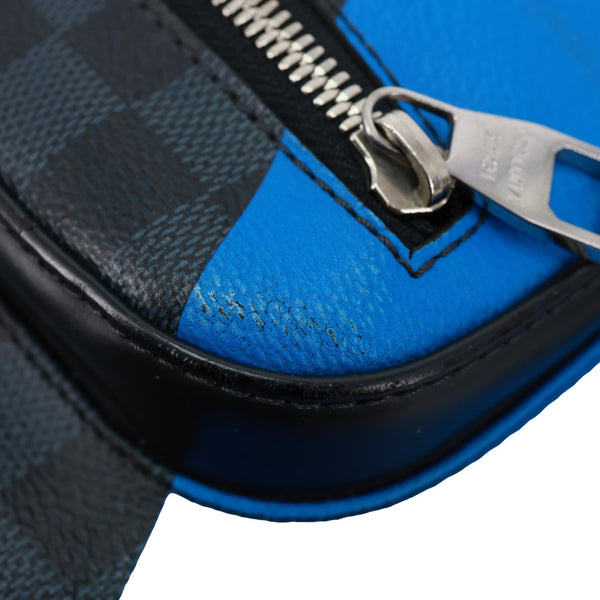 LOUIS VUITTON Josh America's Cup Regatta Damier Cobalt Canvas Backpack Blue