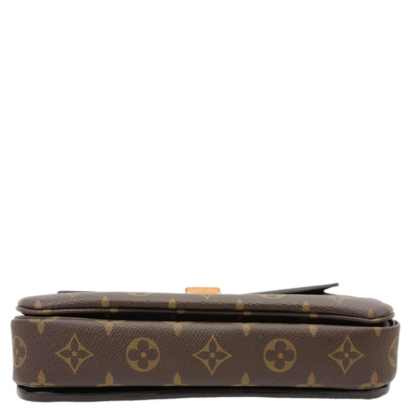 LOUIS VUITTON Metis Pochette Monogram Canvas Crossbody Bag Brown