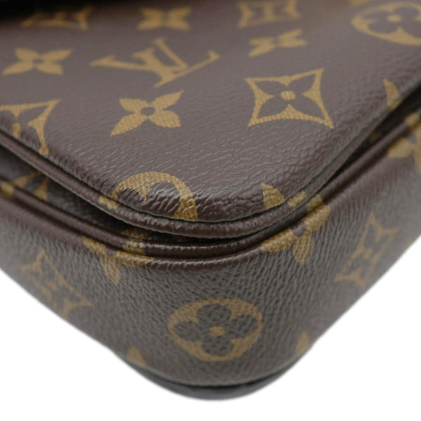 LOUIS VUITTON Metis Pochette Monogram Canvas Crossbody Bag Brown