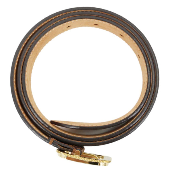 LOUIS VUITTON Tresor Damier Ebene Belt Brown 90/36