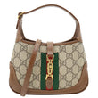 GUCCI Jackie 1961 Mini GG Supreme Canvas Hobo Shoulder Bag Brown 637092