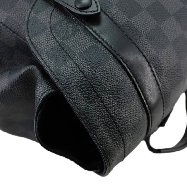 LOUIS VUITTON Christopher PM Damier Graphite Backpack Bag Black