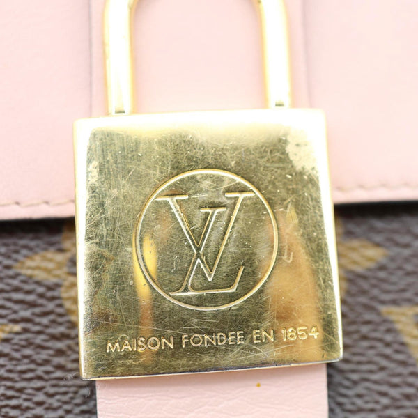 LOUIS VUITTON Locky BB Monogram Canvas Shoulder Bag Pink