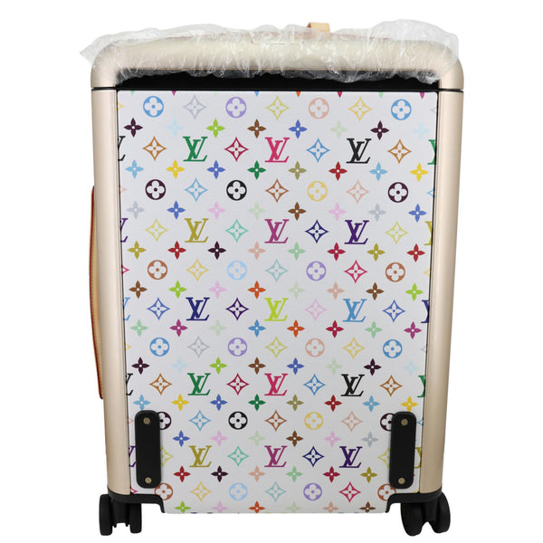 LOUIS VUITTON X TM Horizon 55 Multicolor Monogram Rolling Suitcase White