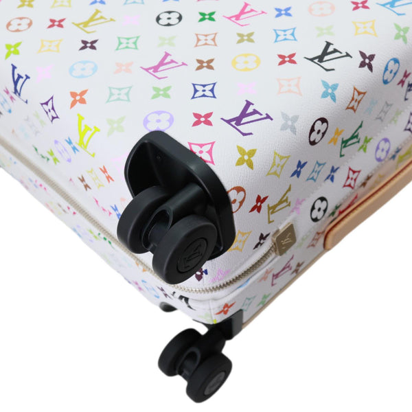 LOUIS VUITTON X TM Horizon 55 Multicolor Monogram Rolling Suitcase White