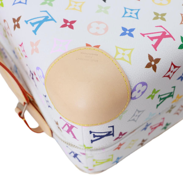 LOUIS VUITTON X TM Horizon 55 Multicolor Monogram Rolling Suitcase White