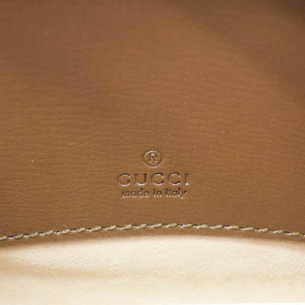 GUCCI Jackie 1961 Mini GG Supreme Canvas Hobo Shoulder Bag Brown 637092