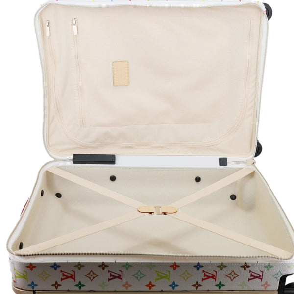 LOUIS VUITTON X TM Horizon 55 Multicolor Monogram Rolling Suitcase White