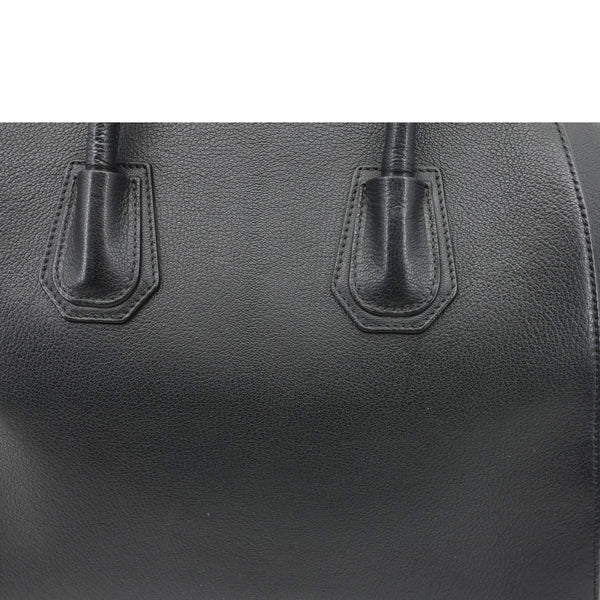 GIVENCHY Antigona Medium Sugar Goatskin Leather Shoulder Bag Black