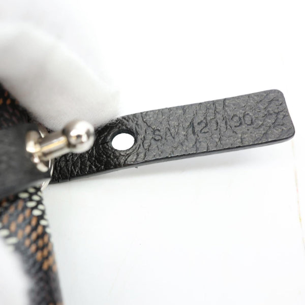 GOYARD Saint Louis PM Chevron Print Canvas Tote Bag Black