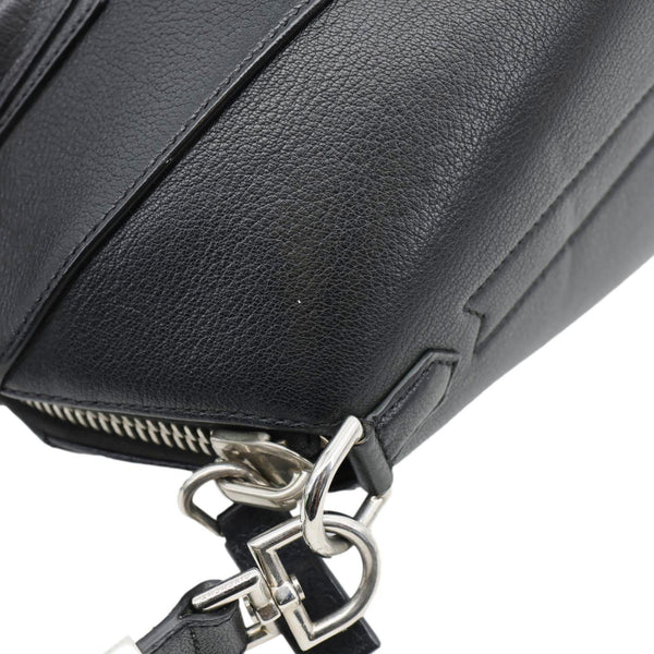 GIVENCHY Antigona Medium Sugar Goatskin Leather Shoulder Bag Black