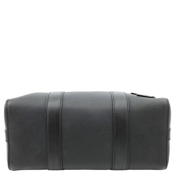 LOUIS VUITTON City Keepall Aerogram Leather Travel Bag Black