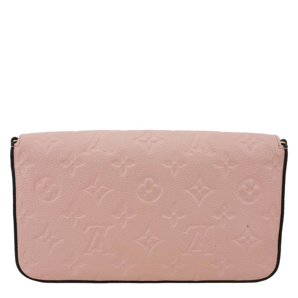 LOUIS VUITTON Felicie Monogram Empreinte Pochette Crossbody Bag Pink