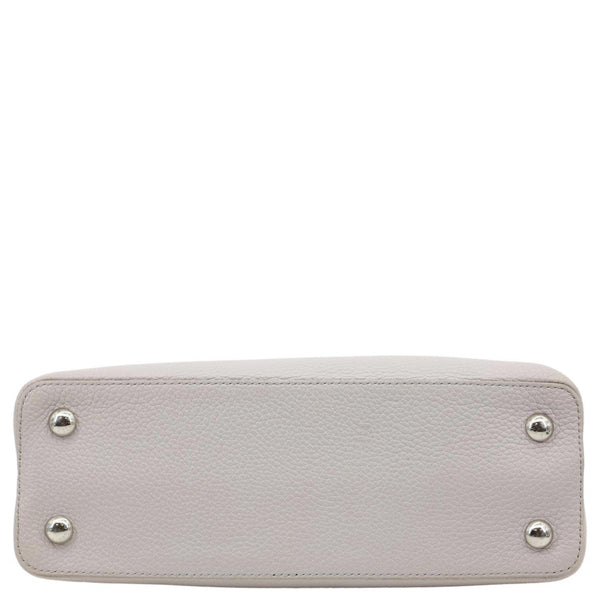 LOUIS VUITTON Capucines PM Taurillon Leather Crossbody Bag Tricolor