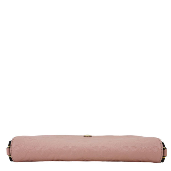 LOUIS VUITTON Felicie Monogram Empreinte Pochette Crossbody Bag Pink