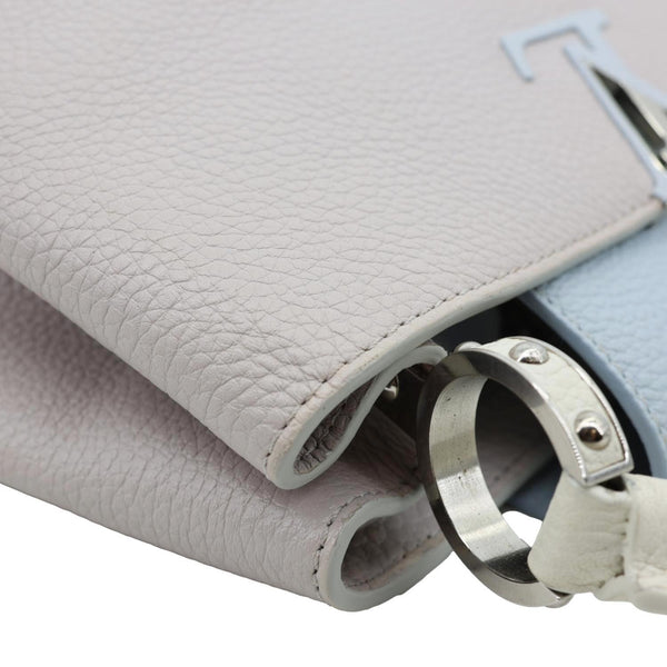 LOUIS VUITTON Capucines PM Taurillon Leather Crossbody Bag Tricolor