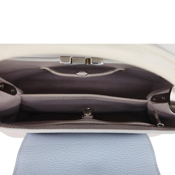 LOUIS VUITTON Capucines PM Taurillon Leather Crossbody Bag Tricolor