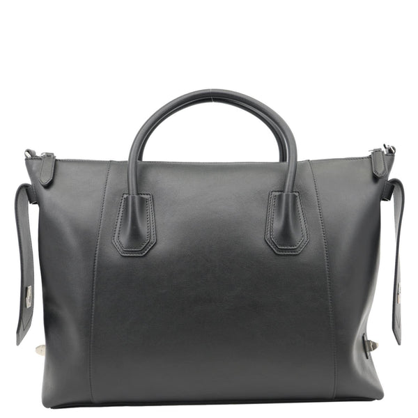 GIVENCHY Antigona Soft Leather Shoulder Bag Black
