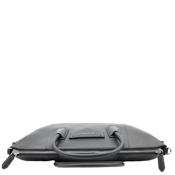 GIVENCHY Antigona Soft Leather Shoulder Bag Black