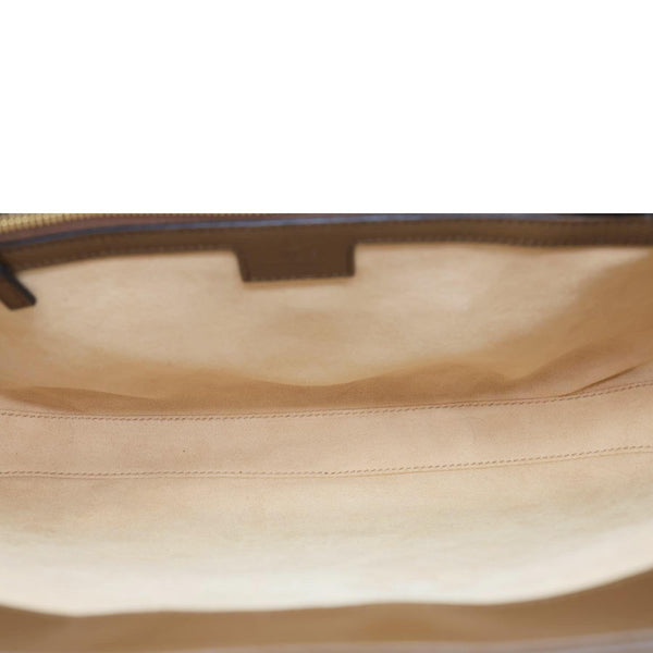 GUCCI Jackie 1961 Medium GG Monogram Canvas Crossbody Bag Beige 636710